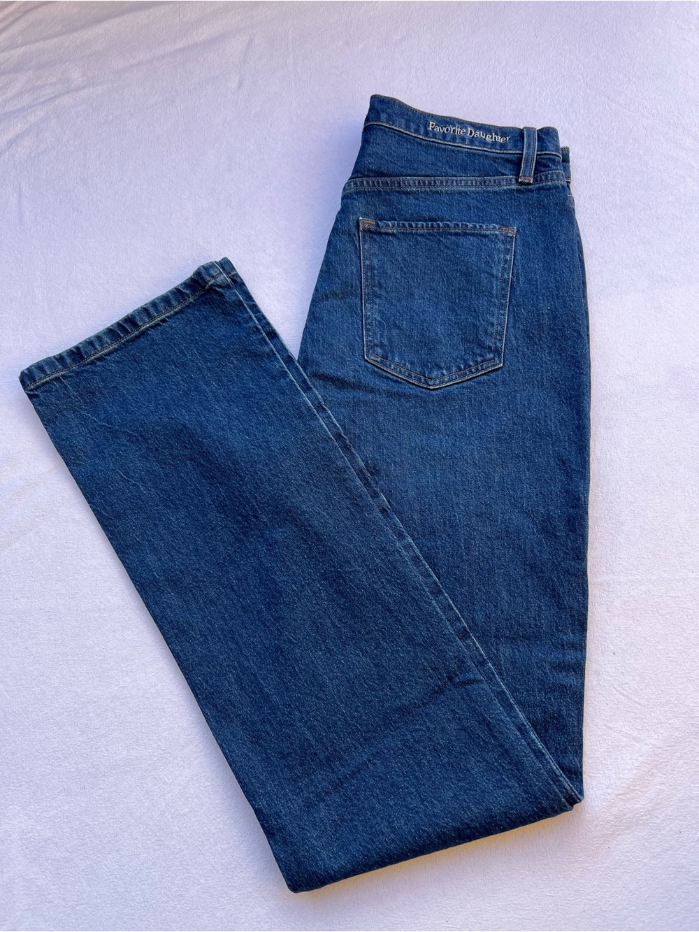 Favorite Daughter Dark Blue Flare Jeans